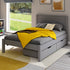 Classic Grey Low End Small Double With A Pair Of Drawers 120x190cm